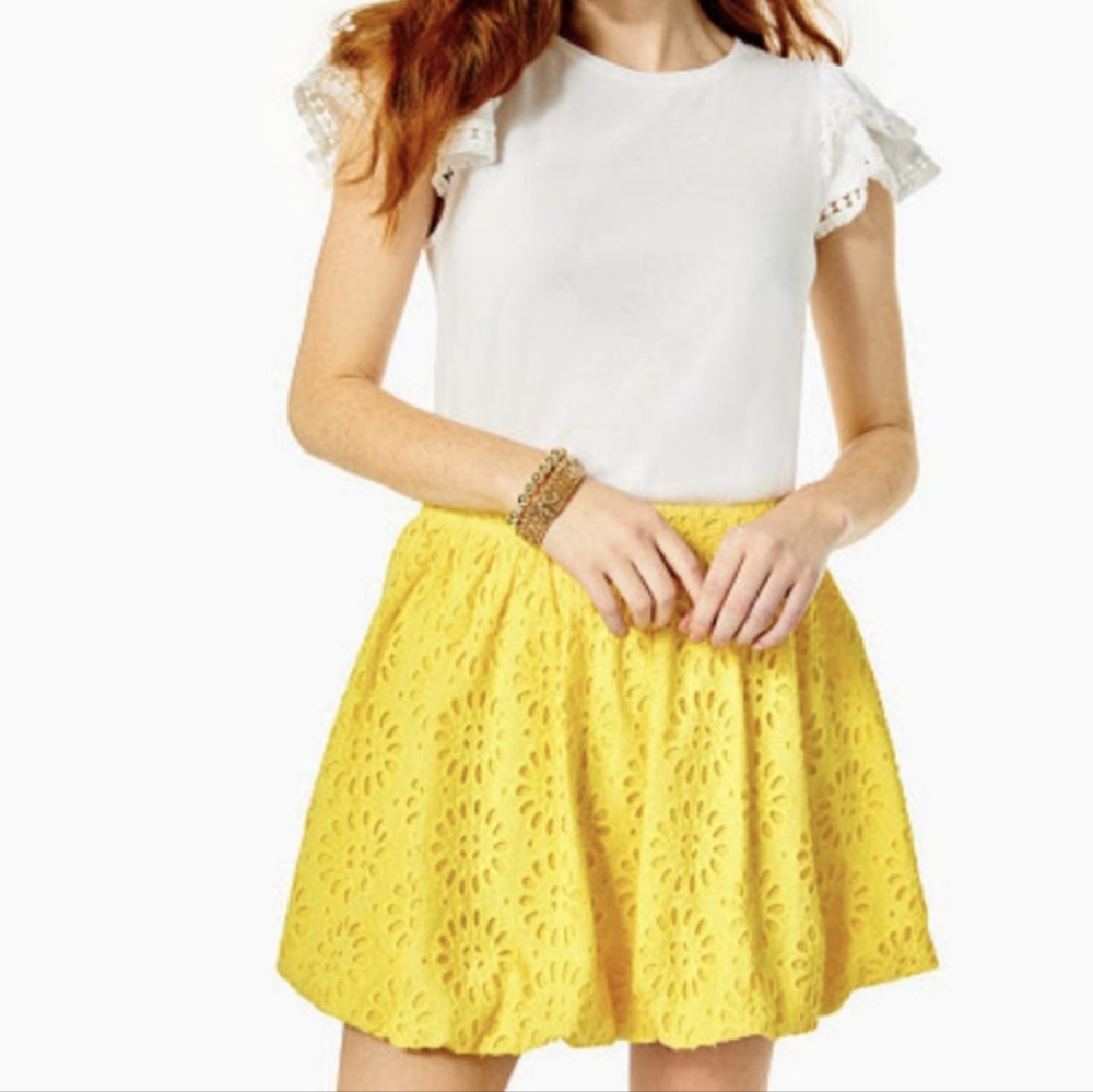 Lilly Pulitzer - Yellow Skirt - Size 6 - NWT